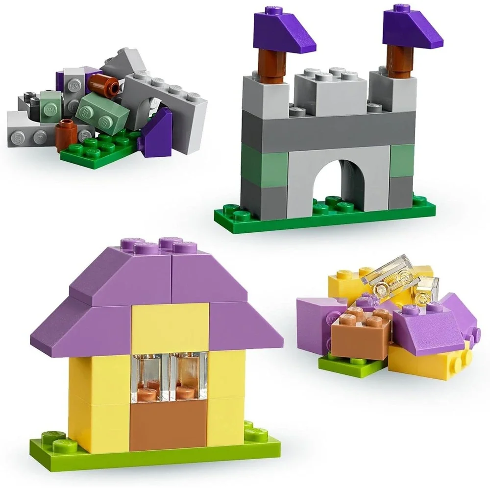 LEGO Classic Creative Suitcase 10713 Building Kit Yellow Carrying Case 213 Pcs‎